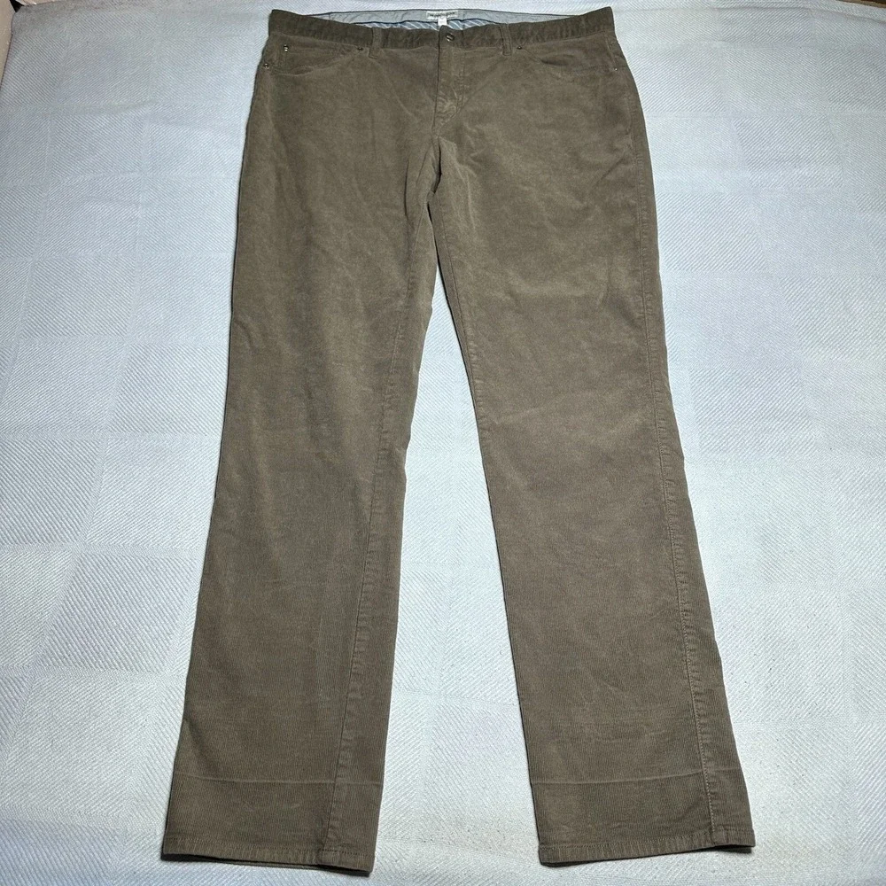 Peter Millar Brown Corduroy 5 Pocket Classic Fit Stretch Pants Men's‎ Size 38x33